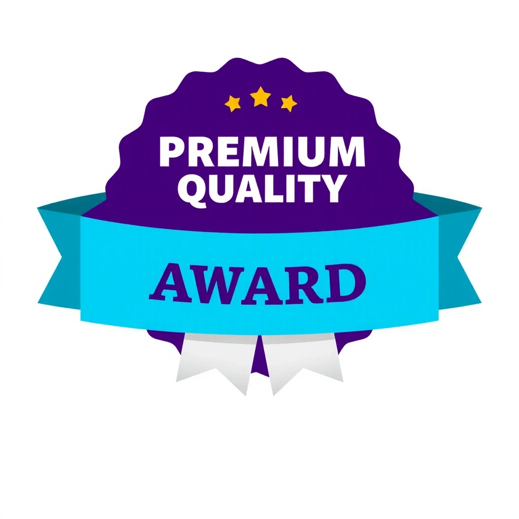 Award ribbon icon representing premium quality
